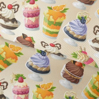 Hand Drawn Various Flavor Dess Waterproof Oxford