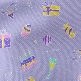 Birthday Cake Balloon Champagn Waterproof Canvas