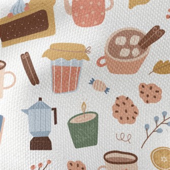 Cute Cake Teapot Biscuit Cup Waterproof Canvas