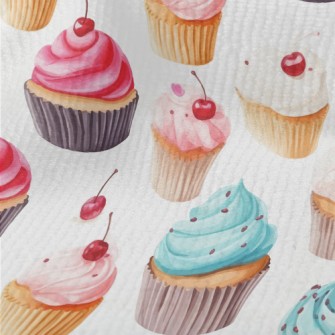 Realistic Hand Drawn Cherry Cu Terry