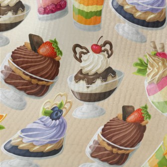 Hand Drawn Various Flavor Dess Terry