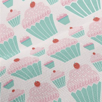 Pink Cream Cherry Cake Performance Linen