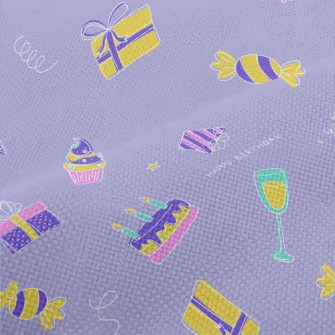 Birthday Cake Balloon Champagn Performance Linen