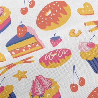 Brightly Colored Cakes Dessert Performance Linen