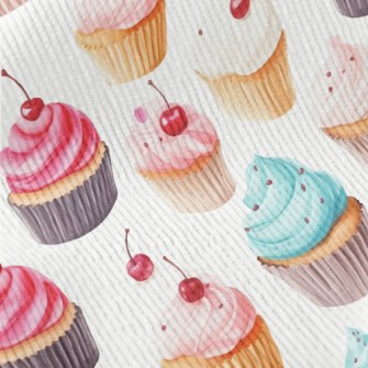 Realistic Hand Drawn Cherry Cu Standard Corduroy