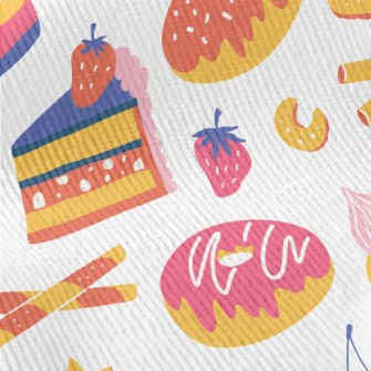 Brightly Colored Cakes Dessert Standard Corduroy