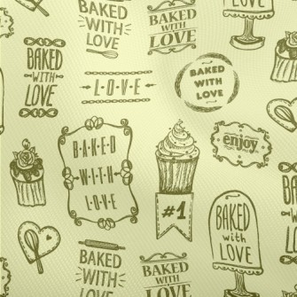 Handwritten Love Words And Cak Dobby