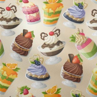 Hand Drawn Various Flavor Dess Dobby