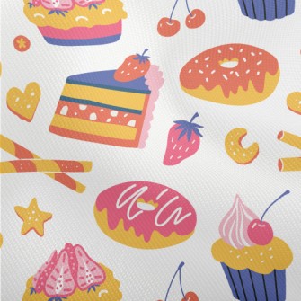 Brightly Colored Cakes Dessert Dobby