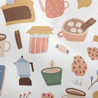 Cute Cake Teapot Biscuit Cup Dobby