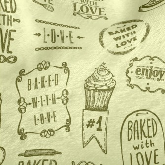 Handwritten Love Words And Cak Minky