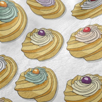 Various Colors Of Icing Cookie Minky