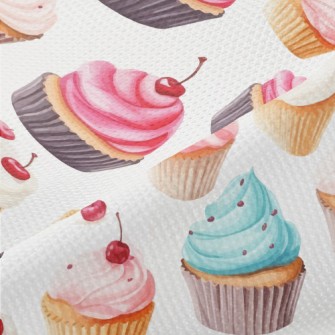 Realistic Hand Drawn Cherry Cu Piqué