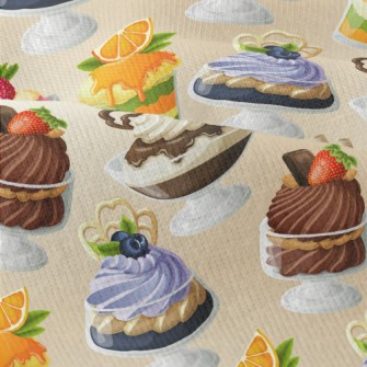 Hand Drawn Various Flavor Dess Modern Jersey