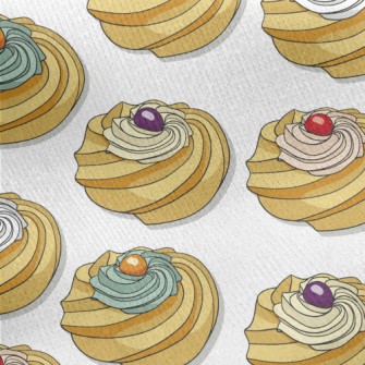 Various Colors Of Icing Cookie Jersey Backed Fleece