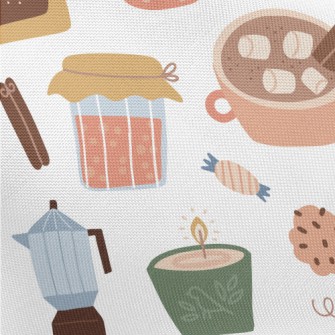 Cute Cake Teapot Biscuit Cup Pongee