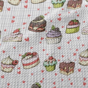 Hand Drawn Sketch Of Exquisite Birdseye Piqué