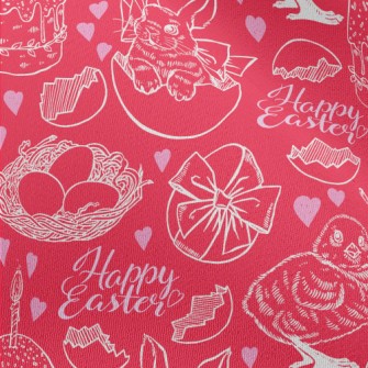 Realistic Easter Bunny Chick Chiffon