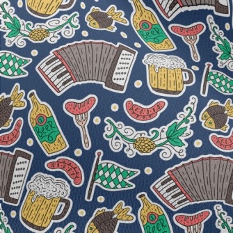 Oktoberfest Pattern Chiffon