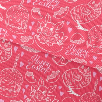 Realistic Easter Bunny Chick Waterproof Oxford