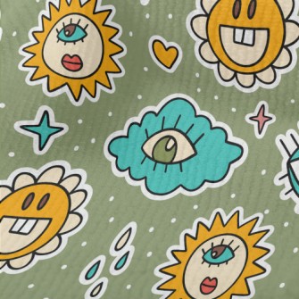 Eyes Clouds Sun Flowers Terry