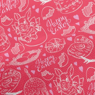 Realistic Easter Bunny Chick Performance Linen