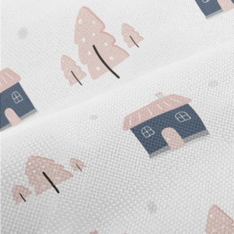 Lovely Gentle House Trees Performance Linen