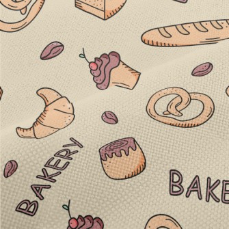 Chocolate Cake And Bread Performance Linen