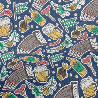 Oktoberfest Pattern Performance Linen