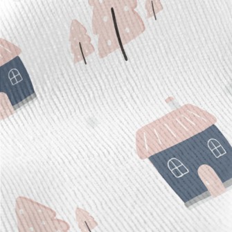 Lovely Gentle House Trees Standard Corduroy