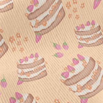 Hand Drawn Strawberry Flower C Standard Corduroy