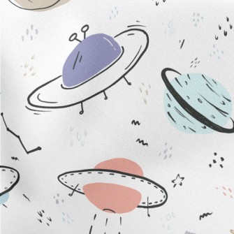 Simple Color Universe And UFO Stretch Ponte