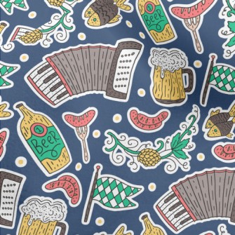 Oktoberfest Pattern Micro Fleece