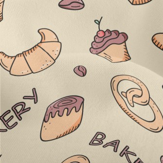 Chocolate Cake And Bread Lightweight Performance Linen