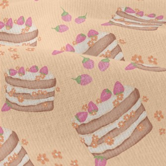 Hand Drawn Strawberry Flower C Modern Jersey