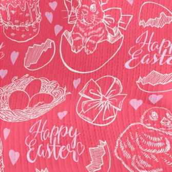Realistic Easter Bunny Chick Stretch Jersey