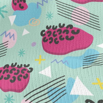 Irregular Pattern Of Oblique L Stretch Jersey