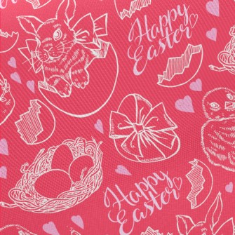 Realistic Easter Bunny Chick Midweight Cotton Poplin