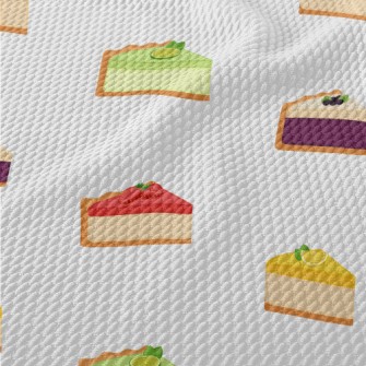 Different Fruit Flavor Cakes Birdseye Piqué