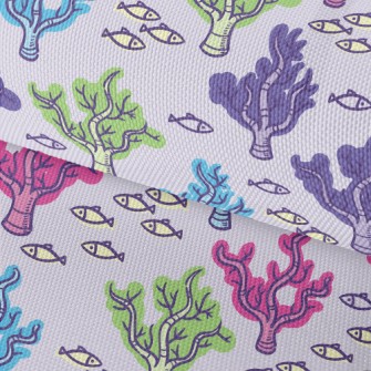 Colorful Corals And Small Fish Waterproof Oxford