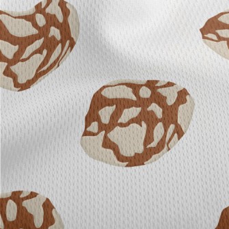 White Frosting Cookies Athletic Mesh Flat Back