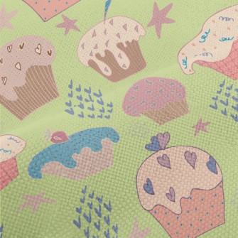 Graffiti Heart Star Cake Performance Linen