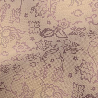 Texture Pattern With Chrysanth Performance Linen
