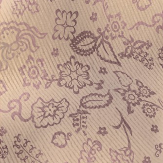 Texture Pattern With Chrysanth Standard Corduroy