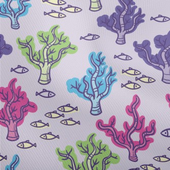 Colorful Corals And Small Fish Dobby