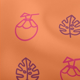 Coconut Cocktail And Monstera  Dobby