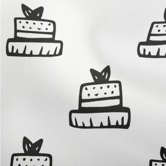 Simple Black And White Cake Dobby