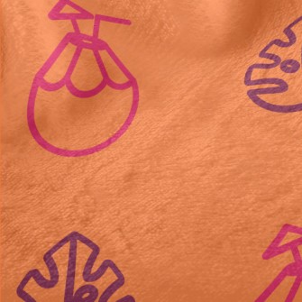 Coconut Cocktail And Monstera  Minky