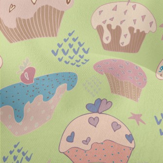 Graffiti Heart Star Cake Lightweight Performance Linen