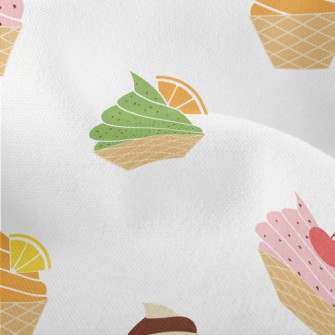 Various Fruits And Chocolate I Lightweight Performance Linen